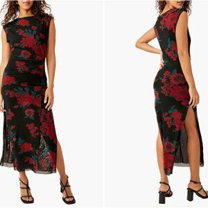 Free People Carmel Floral Mesh Dress